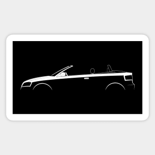 Audi A3 Cabriolet (8P) Silhouette Sticker